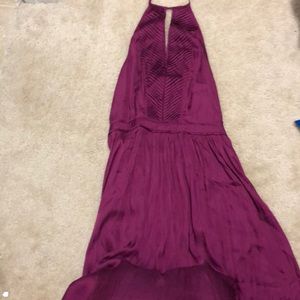 Halter Formal Silk Dress